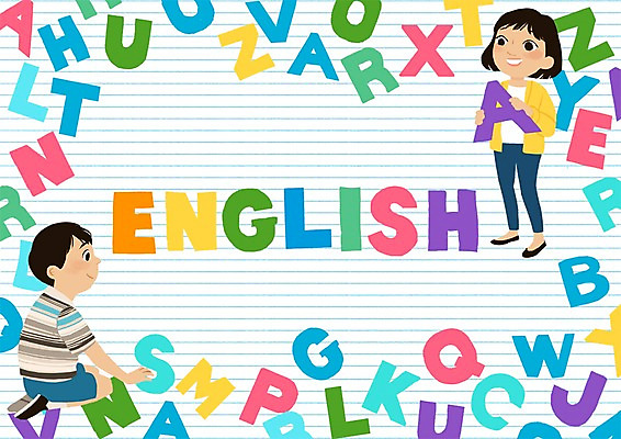 PSD 알파벳 여자 남자 어린이 일러스트 영어교육 두명 국내일러스트 영어 교육 사람 파일형식