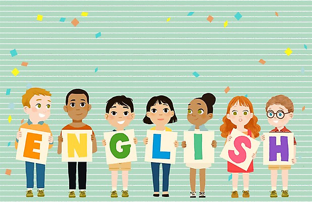 PSD 알파벳 여자 남자 어린이 일러스트 영어교육 여러명 판넬 국내일러스트 영어 교육 다수 사람 파일형식