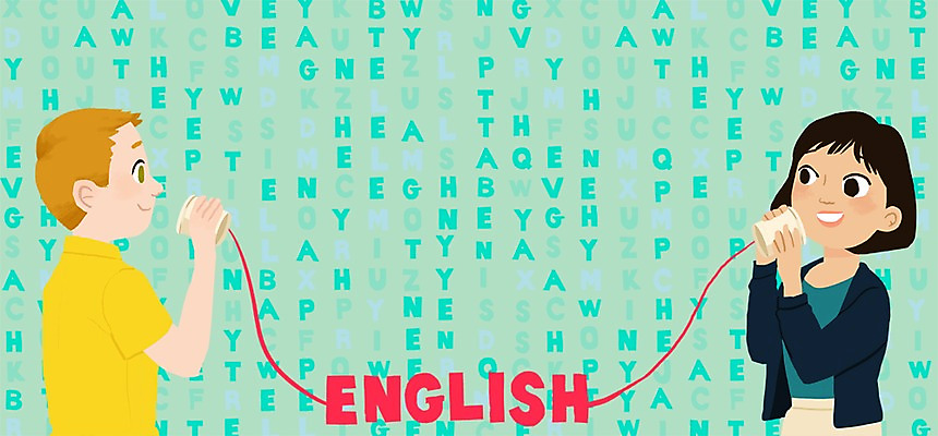 PSD 알파벳 여자 남자 어린이 일러스트 대화 영어교육 두명 실전화기 국내일러스트 영어 교육 말하기 사람 파일형식