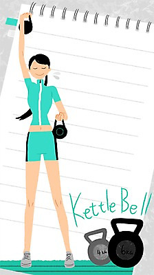 PSD 우먼라이프 여자 일러스트 프레임 한명 성인 건강관리 다이어리 헬스 케틀벨 케틀벨운동 프레임일러스트 국내일러스트 1 라이프스타일 건강 관리 사람 운동 사무용품 파일형식
