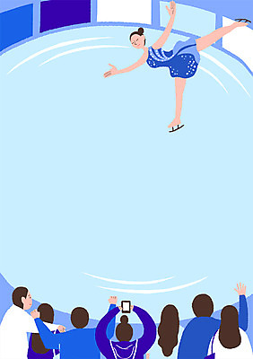 PSD 여자 남자 포스터 문화 예술 백그라운드 일러스트 문화예술 여러명 성인 공연 피겨스케이팅 군중 피겨선수 아이스링크 피겨스케이터 국내일러스트 다수 운동선수 사람 이벤트 스케이팅 스케이터 파일형식