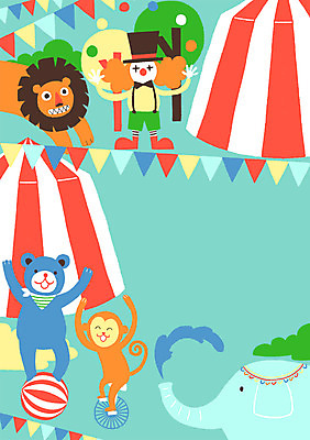 PSD 나무 포스터 문화 예술 백그라운드 일러스트 공 곰 문화예술 코끼리 텐트 원숭이 피에로 사자 서커스 삐에로복장 저글링 국내일러스트 식물 동물 포유류 캠핑도구 파일형식