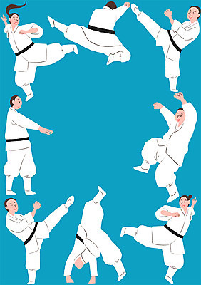 PSD 여자 남자 포스터 문화 예술 백그라운드 일러스트 문화예술 여러명 성인 전통무술 택견 전통무예 국내일러스트 다수 사람 격투기 무도_무술 파일형식