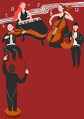 PSD 여자 남자 포스터 문화 예술 악기 백그라운드 연주 음표 일러스트 문화예술 여러명 성인 공연 건반 피아노 색소폰 바이올린 지휘봉 첼로 지휘자 지휘 합주 국내일러스트 기호 음악 다수 현악기 사람 이벤트 음악가 건반악기 목관악기 파일형식 찰현악기