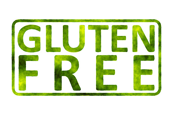 JPG 해외이미지 영어 일러스트 타이포그라피 사람없음 초록색 해외202004 글루텐프리 글루틴 해외일러스트 문자 컬러 파일형식 이미지허브