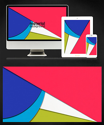 PSD 디자인 종이 백그라운드 일러스트 모바일 사람없음 태블릿 모니터 플랫 페이퍼아트 감성 메터리얼디자인 메터리얼백그라운드 국내일러스트 컨셉 전자제품 스마트기기 컴퓨터 파일형식