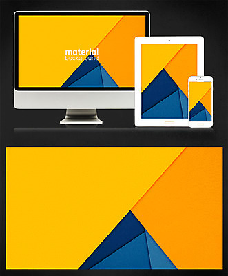 PSD 디자인 종이 백그라운드 일러스트 모바일 사람없음 태블릿 모니터 플랫 페이퍼아트 감성 메터리얼디자인 메터리얼백그라운드 국내일러스트 컨셉 전자제품 스마트기기 컴퓨터 파일형식