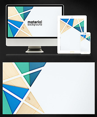 PSD 디자인 종이 백그라운드 일러스트 모바일 사람없음 태블릿 모니터 플랫 페이퍼아트 감성 메터리얼디자인 메터리얼백그라운드 국내일러스트 컨셉 전자제품 스마트기기 컴퓨터 파일형식