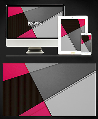 PSD 디자인 종이 백그라운드 일러스트 모바일 사람없음 태블릿 모니터 플랫 페이퍼아트 감성 메터리얼디자인 메터리얼백그라운드 국내일러스트 컨셉 전자제품 스마트기기 컴퓨터 파일형식