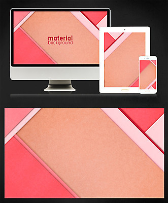 PSD 디자인 종이 백그라운드 일러스트 모바일 사람없음 태블릿 모니터 플랫 페이퍼아트 감성 메터리얼디자인 메터리얼백그라운드 국내일러스트 컨셉 전자제품 스마트기기 컴퓨터 파일형식