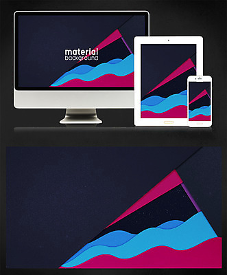 PSD 디자인 종이 백그라운드 일러스트 모바일 사람없음 태블릿 모니터 플랫 페이퍼아트 감성 메터리얼디자인 메터리얼백그라운드 국내일러스트 컨셉 전자제품 스마트기기 컴퓨터 파일형식