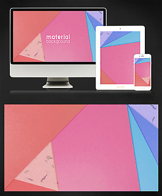 PSD 디자인 종이 백그라운드 일러스트 모바일 사람없음 태블릿 모니터 플랫 페이퍼아트 감성 메터리얼디자인 메터리얼백그라운드 국내일러스트 컨셉 전자제품 스마트기기 컴퓨터 파일형식