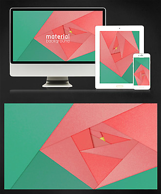 PSD 디자인 종이 백그라운드 일러스트 모바일 사람없음 태블릿 모니터 플랫 페이퍼아트 감성 메터리얼디자인 메터리얼백그라운드 국내일러스트 컨셉 전자제품 스마트기기 컴퓨터 파일형식