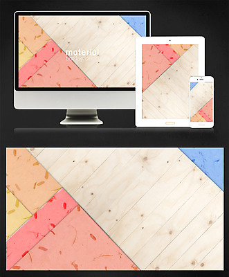 PSD 디자인 종이 백그라운드 일러스트 모바일 사람없음 태블릿 모니터 플랫 페이퍼아트 감성 메터리얼디자인 메터리얼백그라운드 국내일러스트 컨셉 전자제품 스마트기기 컴퓨터 파일형식