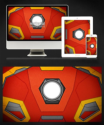 PSD 디자인 종이 백그라운드 일러스트 모바일 사람없음 태블릿 모니터 플랫 페이퍼아트 감성 메터리얼디자인 메터리얼백그라운드 국내일러스트 컨셉 전자제품 스마트기기 컴퓨터 파일형식