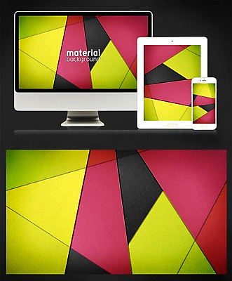 PSD 디자인 종이 백그라운드 일러스트 모바일 사람없음 태블릿 모니터 플랫 페이퍼아트 감성 메터리얼디자인 메터리얼백그라운드 국내일러스트 컨셉 전자제품 스마트기기 컴퓨터 파일형식