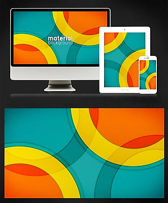 PSD 디자인 종이 백그라운드 일러스트 모바일 사람없음 태블릿 모니터 플랫 페이퍼아트 감성 메터리얼디자인 메터리얼백그라운드 국내일러스트 컨셉 전자제품 스마트기기 컴퓨터 파일형식