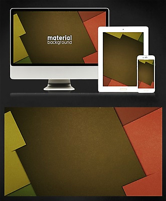 PSD 디자인 종이 백그라운드 일러스트 모바일 사람없음 태블릿 모니터 플랫 페이퍼아트 감성 메터리얼디자인 메터리얼백그라운드 국내일러스트 컨셉 전자제품 스마트기기 컴퓨터 파일형식