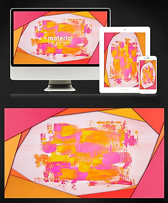 PSD 디자인 종이 백그라운드 일러스트 모바일 사람없음 태블릿 모니터 플랫 페이퍼아트 감성 메터리얼디자인 메터리얼백그라운드 국내일러스트 컨셉 전자제품 스마트기기 컴퓨터 파일형식