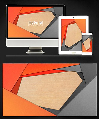 PSD 디자인 종이 백그라운드 일러스트 모바일 사람없음 태블릿 모니터 플랫 페이퍼아트 감성 메터리얼디자인 메터리얼백그라운드 국내일러스트 컨셉 전자제품 스마트기기 컴퓨터 파일형식
