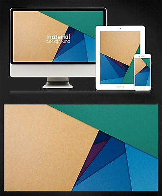 PSD 디자인 종이 백그라운드 일러스트 모바일 사람없음 태블릿 모니터 플랫 페이퍼아트 감성 메터리얼디자인 메터리얼백그라운드 국내일러스트 컨셉 전자제품 스마트기기 컴퓨터 파일형식