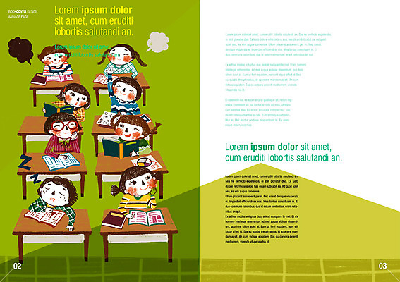 PSD 템플릿 편집 표지디자인 북디자인 여자 남자 내지 어린이 백그라운드 북커버 교재 팜플렛 여러명 책 책상 이미지템플릿 교육 가구 다수 사람 파일형식