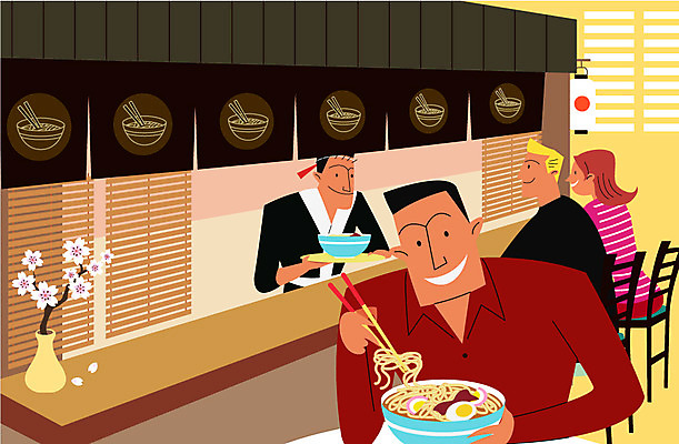 여자 남자 여행 일본문화 의자 일러스트 젓가락 실내 여러명 성인 여행객 식당 일본 꽃병 주방장 라멘 라면 체험 일본인 고객 일본여행 우동 전통체험 국내일러스트 AI파일 외국인 동양문화 꽃 아시아 음식 외국문화 해외여행 가구 다수 컨셉 수저 사람 동양인 내부 상점 요리사 면류 일본음식 파일형식 벡터