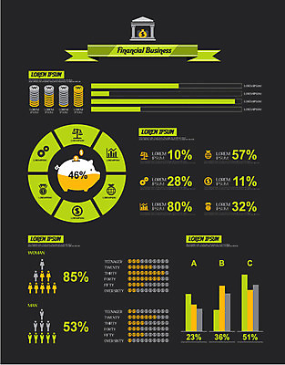 일러스트 비즈니스 통계 그래프 사람없음 자료 인포그래픽 저축 돼지저금통 저금통 투자 금융의날 국내일러스트 AI파일 금융 파일형식 벡터 법정기념일