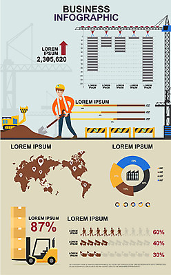 남자 세계지도 일러스트 비즈니스 통계 그래프 노동자 한명 성인 상자 자료 인포그래픽 건설현장 중장비 안전모 기중기 건설근로자 국내일러스트 AI파일 직업 1 지도 건설업 사람 세계 산업장비 헬멧 안전장비 파일형식 벡터