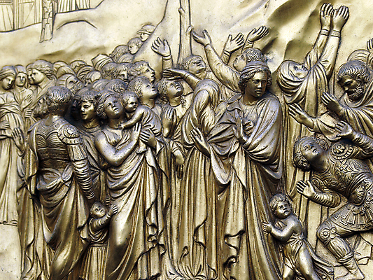 포토 JPG 해외이미지 외관 종교 조각 여행 미술 사람없음 세계 문 성경 이탈리아 역사 재산 황금 파편 묘사 대문 안심 청동 기념물 르네상스 명품 숭배 신앙심 토스카나 파라다이스 해외202004 해외포토 유럽 종교용품 문화예술 육류 금융 상품 파일형식 이미지허브