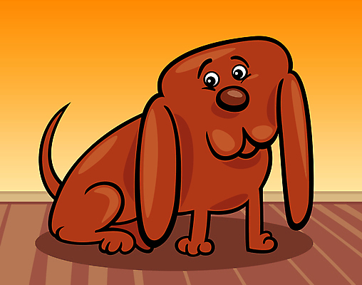 JPG 해외이미지 일러스트 앉기 사람없음 귀여움 강아지 만화 심플 해외202004 해외포토 포토 컨셉 모션 반려동물 개 파일형식 이미지허브