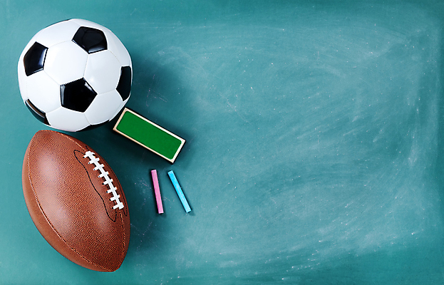 포토 JPG 해외이미지 스포츠 백그라운드 공 놀이 사람없음 초록색 갈색 축구 칠판 게임 계획 가죽 연습 지우개 분필 소통 카피스페이스 해외202004 해외포토 컬러 컨셉 학용품 구기 공백 초크 파일형식 이미지허브