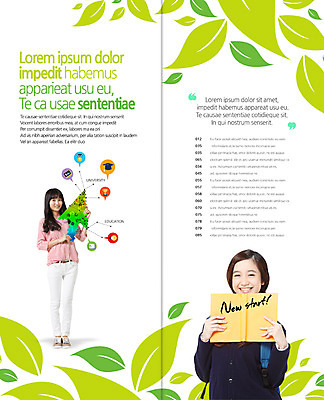 전신 PSD 외국인 템플릿 편집 학생 표지디자인 북디자인 출판디자인 여자 교육 화살표 내지 리플렛 2단접지 북커버 청소년 나뭇잎 서기 미소 들기 팜플렛 상반신 두명 앞모습 책 한국인 이미지템플릿 뷰포인트 잎 모션 표정 사람 동양인 인종 파일형식
