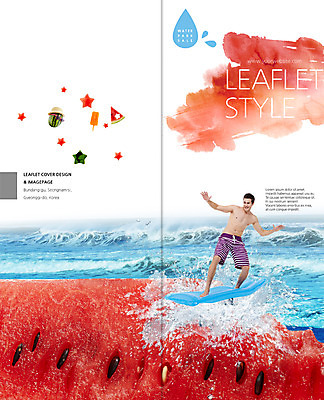 전신 PSD 외국인 템플릿 편집 표지디자인 북디자인 출판디자인 표지 남자 리플렛 파도 2단접지 북커버 수박 한명 팜플렛 20대 성인 앞모습 여름휴가 바캉스 서핑보드 이미지템플릿 1 바다 뷰포인트 과일 휴가 사람 인종 청년 보드_스포츠 파일형식 여름_계절