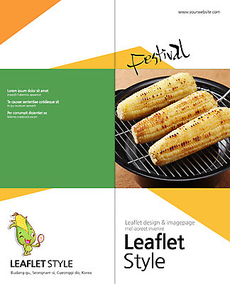 PSD 템플릿 편집 표지디자인 북디자인 출판디자인 표지 음식 리플렛 2단접지 북커버 옥수수 팜플렛 사람없음 축제 그릴 군옥수수 옥수수캐릭터 이미지템플릿 주방용품 곡류 채소캐릭터 파일형식