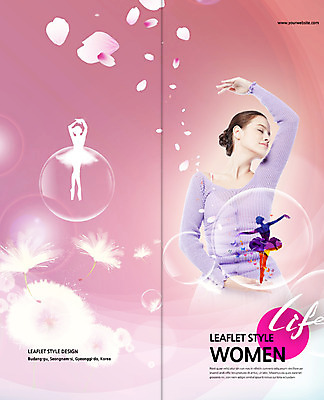 전신 PSD 백인 템플릿 편집 표지디자인 북디자인 출판디자인 여자 표지 꽃잎 실루엣 리플렛 포즈 2단접지 북커버 팜플렛 상반신 20대 성인 취미 세명 발레리나 발레복 민들레홀씨 이미지템플릿 서양인 옷 꽃 촬영기법 사람 청년 민들레 발레 파일형식