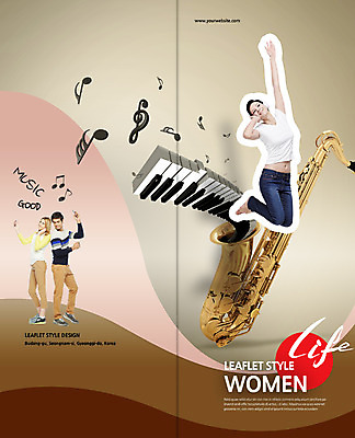 전신 PSD 서양인 백인 템플릿 편집 표지디자인 북디자인 출판디자인 여자 표지 남자 악기 음악 리플렛 2단접지 북커버 음표 팜플렛 20대 성인 취미 세명 점프 피아노건반 건반 피아노 건반악기 색소폰 이미지템플릿 외국인 기호 모션 문화예술 사람 청년 목관악기 파일형식
