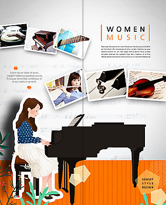 전신 PSD 템플릿 편집 표지디자인 북디자인 손 출판디자인 여자 내지 악기 음악 리플렛 연주 2단접지 북커버 앉기 팜플렛 상반신 취미 신체부위 세명 중국인 피아노건반 건반 건반악기 통기타 플루트 봉고 바이올린 그랜드피아노 이미지템플릿 외국인 모션 현악기 문화예술 타악기 관악기 사람 동양인 기타 피아노 파일형식