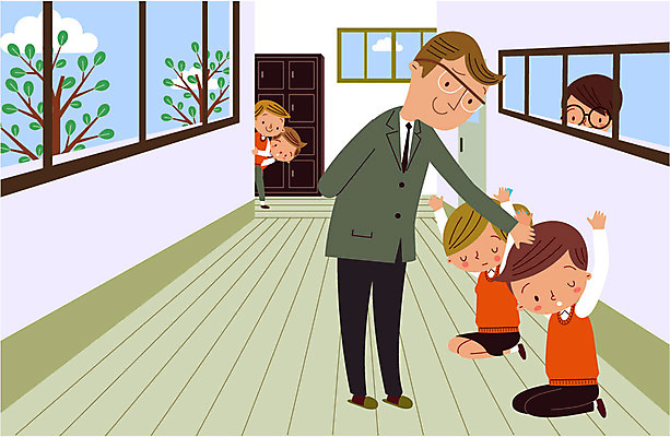 나무 구름 학생 여자 남자 교복 일러스트 창문 학교 청소년 실내 여러명 성인 스쿨라이프 교사 복도 체벌 국내일러스트 AI파일 자연요소 식물 직업 라이프스타일 옷 교육 다수 사람 내부 파일형식 벡터