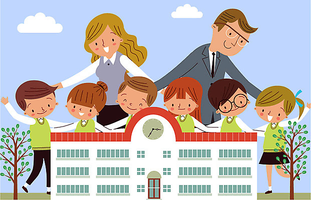 나무 구름 학생 여자 남자 교복 일러스트 학교 청소년 여러명 성인 스쿨라이프 교사 국내일러스트 AI파일 자연요소 식물 직업 라이프스타일 옷 교육 다수 사람 파일형식 벡터