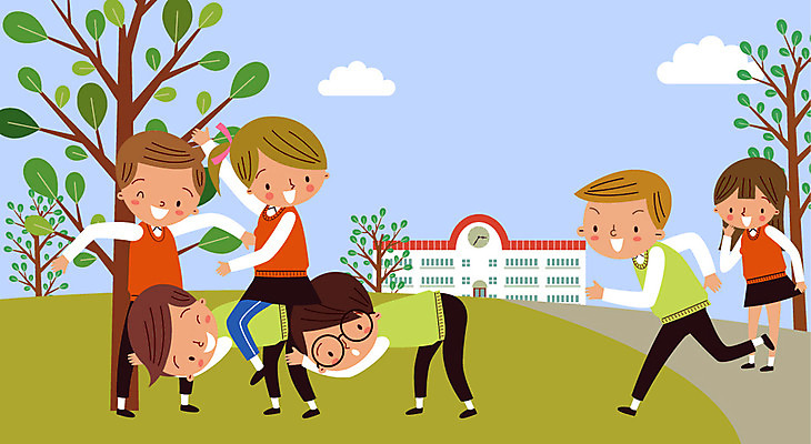 주간 나무 구름 학생 여자 남자 교복 일러스트 학교 청소년 여러명 야외 스쿨라이프 목마 쉬는시간 목마타기 국내일러스트 AI파일 자연요소 식물 라이프스타일 옷 교육 다수 휴식 사람 승차 파일형식 벡터