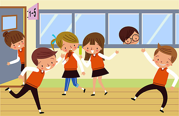 학생 여자 남자 교복 일러스트 장난 창문 학교 청소년 아이스크림 여러명 스쿨라이프 복도 쉬는시간 국내일러스트 AI파일 라이프스타일 옷 교육 다수 휴식 디저트 사람 파일형식 벡터