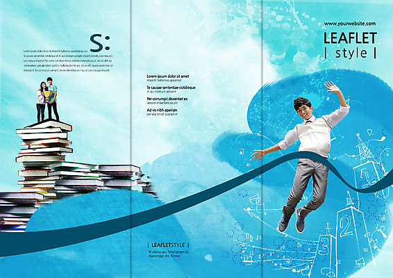 전신 PSD 템플릿 편집 표지디자인 북디자인 출판디자인 여자 교육 표지 남자 리플렛 북커버 3단접지 팜플렛 책 세명 점프 한국인 결승선 이미지템플릿 모션 사람 동양인 파일형식