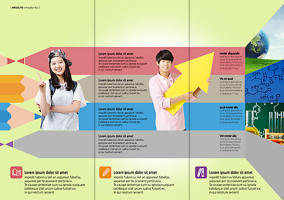 PSD 템플릿 편집 학생 표지디자인 북디자인 출판디자인 여자 교육 남자 화살표 내지 리플렛 과학 북커버 3단접지 청소년 서기 미소 들기 팜플렛 상반신 두명 앞모습 한국인 이미지템플릿 뷰포인트 모션 표정 사람 동양인 파일형식