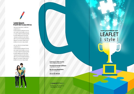 전신 PSD 템플릿 편집 학생 표지디자인 북디자인 출판디자인 여자 교육 표지 남자 리플렛 북커버 3단접지 청소년 서기 들기 팜플렛 두명 앞모습 한국인 퍼즐 트로피 이미지템플릿 뷰포인트 모션 사람 동양인 상_우승 파일형식