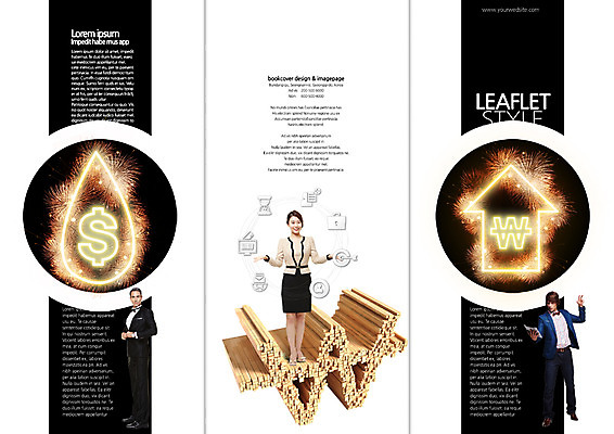 전신 PSD 템플릿 편집 표지디자인 북디자인 출판디자인 여자 표지 남자 리플렛 북커버 비즈니스 3단접지 불꽃 서기 정장 팜플렛 성인 앞모습 세명 달러 비즈니스맨 비즈니스우먼 원화 이미지템플릿 옷 뷰포인트 돈 모션 불 사람 직장인 파일형식