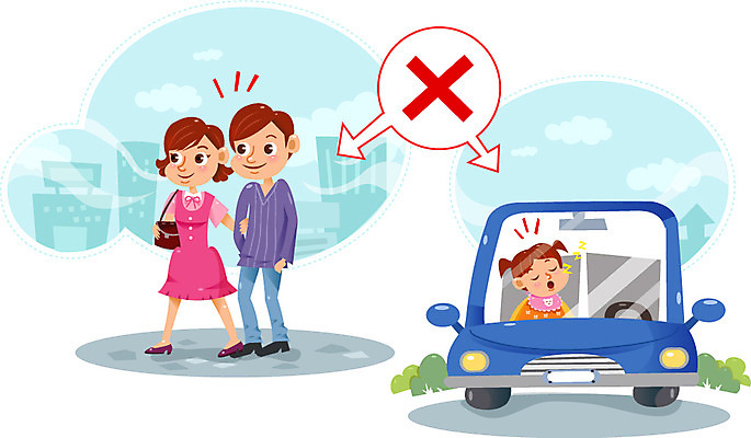 여자 남자 딸 어린이 일러스트 자동차 엄마 성인 세명 잠 아빠 위험 어린이사고 국내일러스트 AI파일 육상교통 컨셉 가족 사람 사건 파일형식 벡터