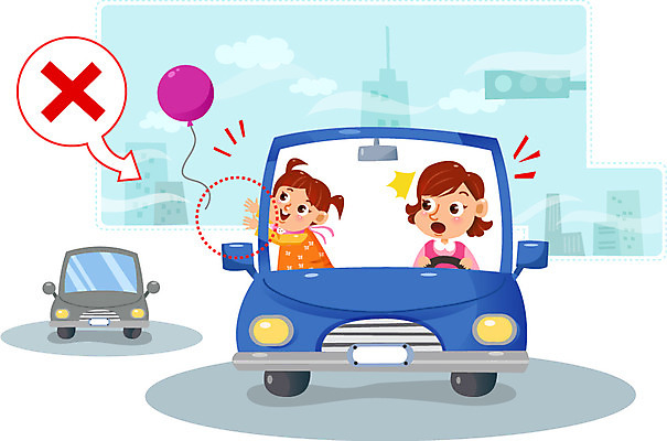 여자 어린이 일러스트 자동차 성인 두명 운전 위험 손내밀기 풍선 어린이사고 국내일러스트 AI파일 육상교통 컨셉 모션 사람 손짓 사건 파일형식 벡터
