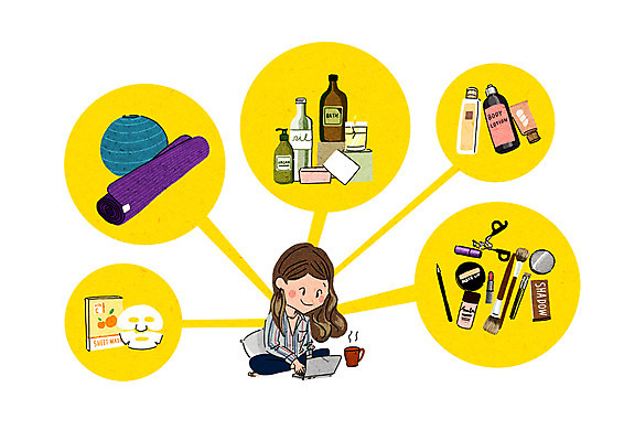 PSD 여자 일러스트 모바일 한명 성인 노트북 쇼핑 화장품 머그컵 매트 짐볼 즐거움 온라인쇼핑 모바일쇼핑 설레임 마스크팩 스토어 국내일러스트 1 감정 사람 컵 전자제품 뷰티 팩 온라인 파일형식