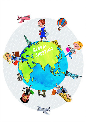 PSD 여자 일러스트 비행기 여러명 성인 쇼핑 열기구 에펠탑 즐거움 피라미드 자유의여신상 콜로세움 설레임 런던브릿지 지구모양 해외쇼핑 국내일러스트 모양 건축물 감정 지구 다수 항공교통 대중교통 사람 미국 세계문화유산 다리_건축물 로마 런던 파리 랜드마크 파일형식